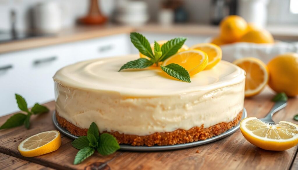 no bake lemon cheesecake