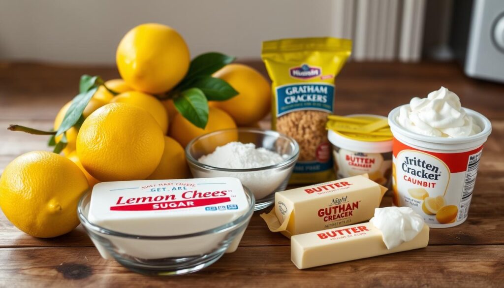 no bake lemon cheesecake ingredients